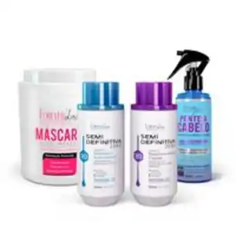 Kit semi definitiva 300ml + hidratação profunda forever liss