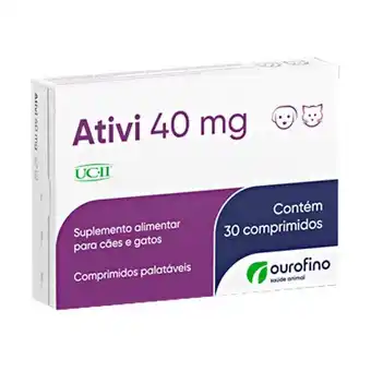 Suplemento ativi para cães e gatos 40mg