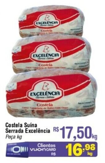 Fort Atacadista Costela Suina Serrada Excelencia 1kg oferta