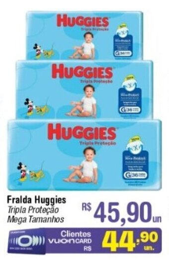 Fort Atacadista Fralda Huggies oferta