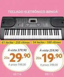 Benoit Teclado Eletrónico Benoa 61 Techos - 255 Ritmos oferta