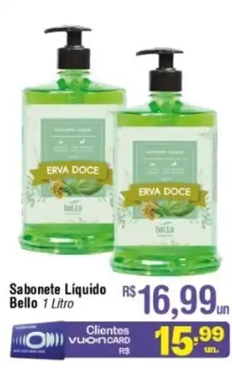 Fort Atacadista Sabonete Liquido Bello 1l oferta