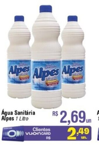 Fort Atacadista Agua Sanitaria Alpes 1L oferta