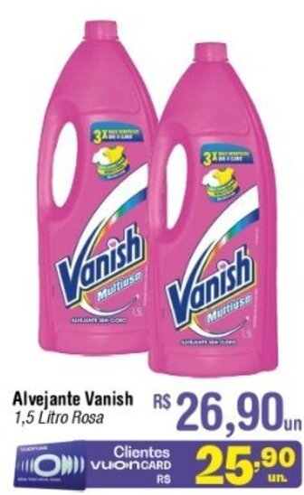 Fort Atacadista Alvejante Vanish 1.5L oferta