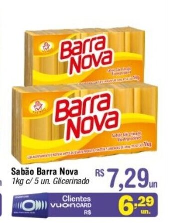 Sabao Barra Nova 1kg c/5