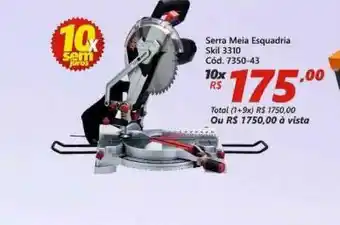 Lojas Becker Serra Meia Esquadria Skil 3310 oferta
