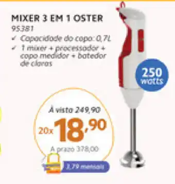 Benoit Mixer 3 em 1 Oster oferta