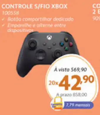 Benoit Controle S/Fio Xbox oferta
