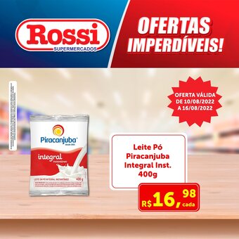 Rossi Supermercado Leite Po Piracanjuba Integral Inst. 400g oferta