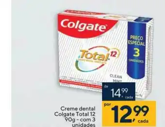 Creme Dental Colgate Total 12 90g