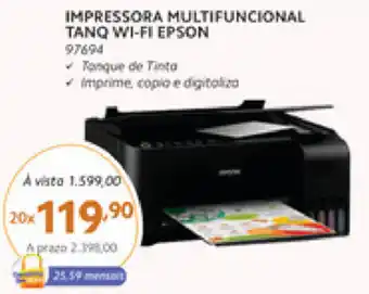 Impressora Multifuncional Tanq wi-fi Epson