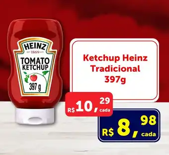 Rossi Supermercado Ketchup Heinz Tradicional 397g oferta