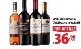 OXXO Vinho chileno santa carolina 750 ml sabores oferta