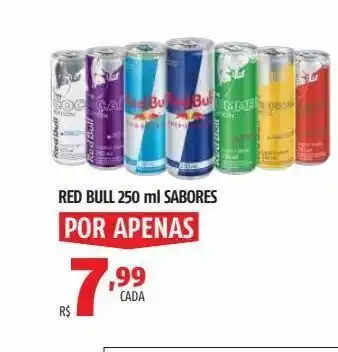 Red bull 250 ml sabores