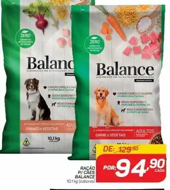 GBarbosa Ração para cães balance 10.1kg oferta