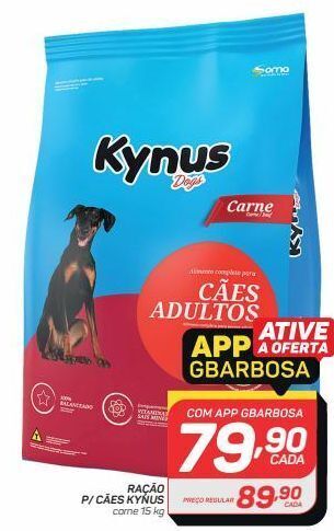 Ração para cães kynus 15kg