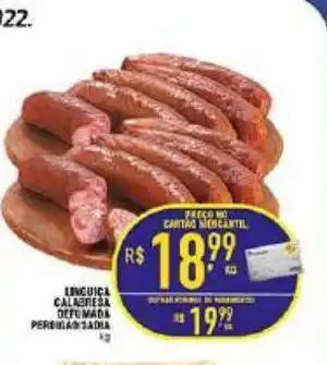 Mercantil Rodrigues Linguiça calabresa oferta