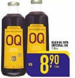 Mercantil Rodrigues Suco de uva integral oq oferta