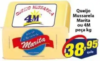Vencedor Atacadista Queijo Mussarela Marita ou 4M 1kg oferta