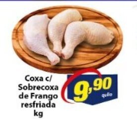 Vencedor Atacadista Coxa c/ Sobrecoxa de Frango Resfriada 1kg oferta