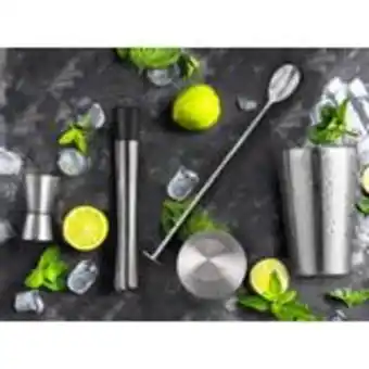 Sam's Club Conjunto coqueteleira em inox members mark 4 peças oferta