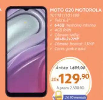 Benoit Moto G20 Motorola oferta