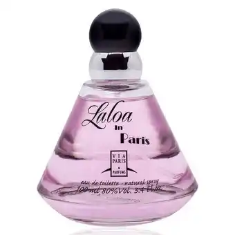 Perfume feminino laloa in paris via paris eau de toilette 100ml