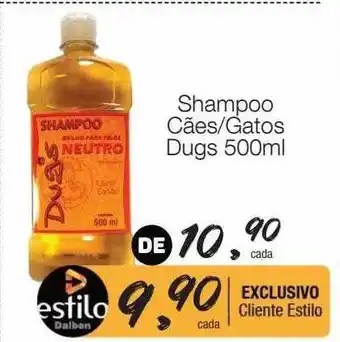 Supermercado Dalben Shampoo cães gatos dugs oferta