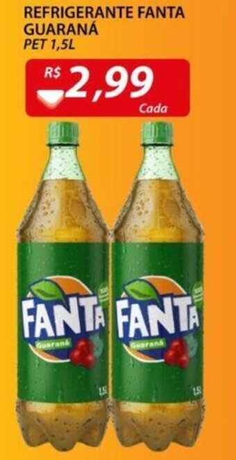 Assaí Atacadista Refrigerante Fanta Guarana pet 1.5L oferta
