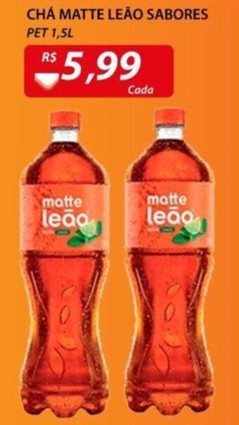 Assaí Atacadista Cha Matte Leao Sabores pet 1.5L oferta