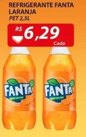 Assaí Atacadista Refrigerante Fanta Laranja pet 2.5L oferta