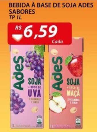 Assaí Atacadista Bebida A base de Soja Ades Sabores 1L oferta