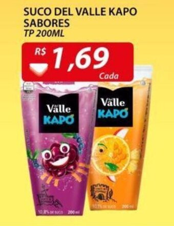 Assaí Atacadista Suco Del Valle Kapo sabores 200ml oferta