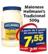Vencedor Atacadista Maionese Hellmann's Trad 500g oferta
