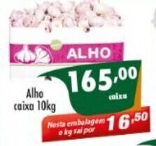 Vencedor Atacadista Alho caixa 10kg oferta