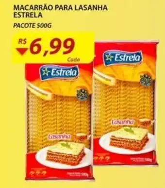 Assaí Atacadista Macarrao para Lasanha Estrela 500g oferta
