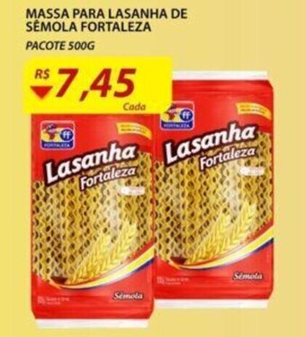 Assaí Atacadista Massa para Lasanha de Semola Fortaleza 500g oferta