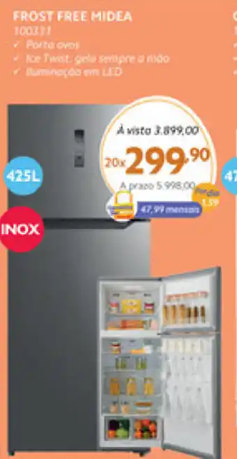 Benoit Frost Free Midea oferta