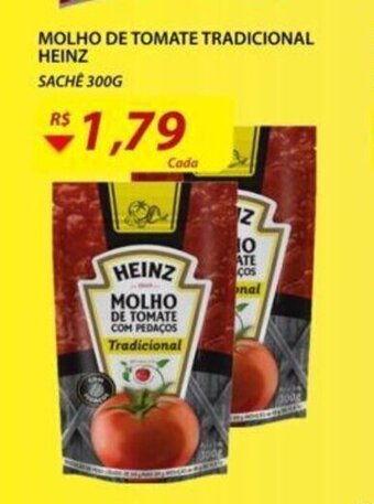 Assaí Atacadista Molho de Tomate Tradicional Heinz 300g oferta