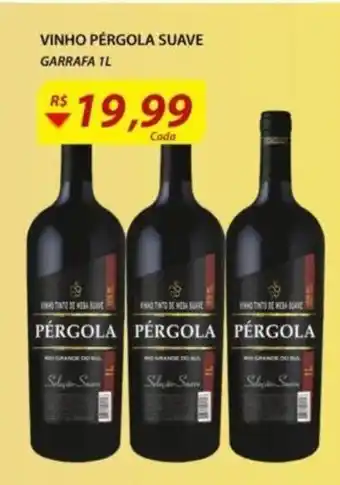 Assaí Atacadista Vinho Pergola Suave 1L oferta