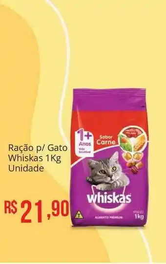 Mart Minas Ração P Gato Whiskas Unidade 1kg oferta