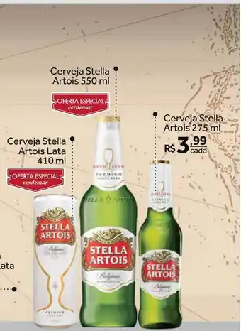 Cerveja Stella Artois 550ml Cerveja Stella Artois Lata 410ml Cerveja Stella Artois 275ml