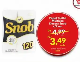 Lopes Supermercados Papel Toalha Multiuso Decora Snob c/2 un. oferta