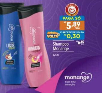 Supermercados Condor Shampoo Monange 325ml oferta