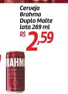 Comper Cerveja brahma duplo malte lata oferta