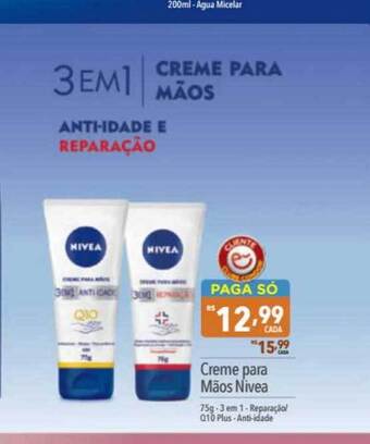 Supermercados Condor Creme Para Mãos Nivea 75g oferta