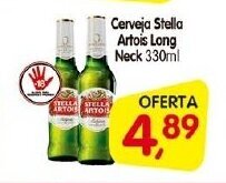 Cercadão Cerveja Stella Artois Long Neck 330ml oferta