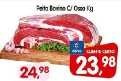 Cercadão Peito Bovino c/ Osso 1kg oferta