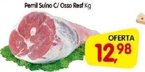 Cercadão Pernil suino c/ Osso Resfriado 1kg oferta