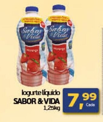 Iogurte Liquido Sabor & Vida 1.25kg